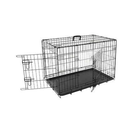 CUSCA PENTRU CAINI KEO BLACK FLAMINGO L 93x57x62(h)cm