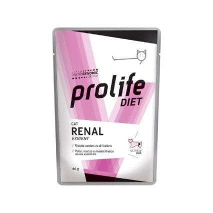 DIETA VETERINARA UMEDA PROLIFE RENAL EXIGENT PENTRU PISICI PLIC 85G