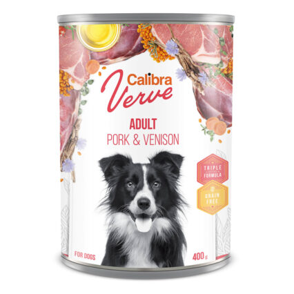 Calibra Dog Verve GF Adult Pork & Venison 400 g