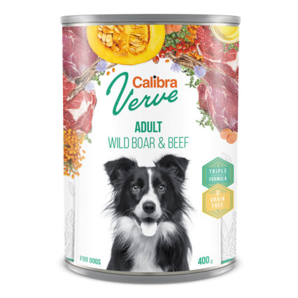 Calibra Dog Verve GF Adult Wild Boar & Beef 400 g