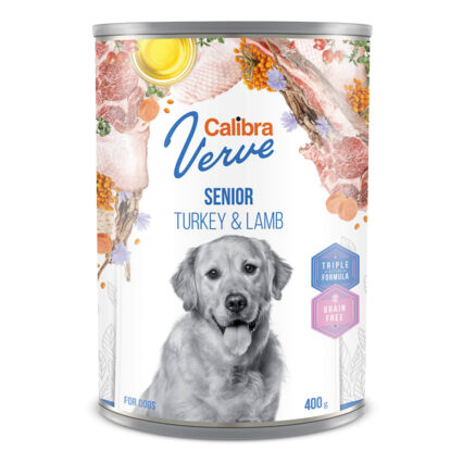 Calibra Dog Verve GF Senior Turkey & Lamb 400 g