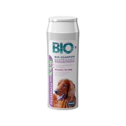 PESS BIO SAMPON PIEPTANARE USOARA CU PROTEINE DE MATASE SI COLAGEN PENTRU CAINI 200ML