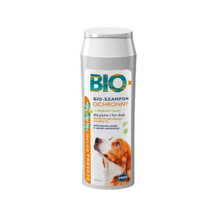 PESS BIO SAMPON ANTIPARAZITAR CU ULEI DE NEEM PENTRU CAINI 200ML