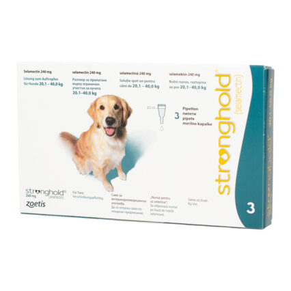 Stronghold 240 mg 20-40 kg x 3 pipete