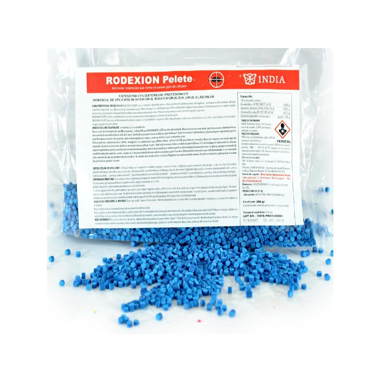 RODEXION MICROPELETE ALBASTRU 25KG (PRET/25KG)