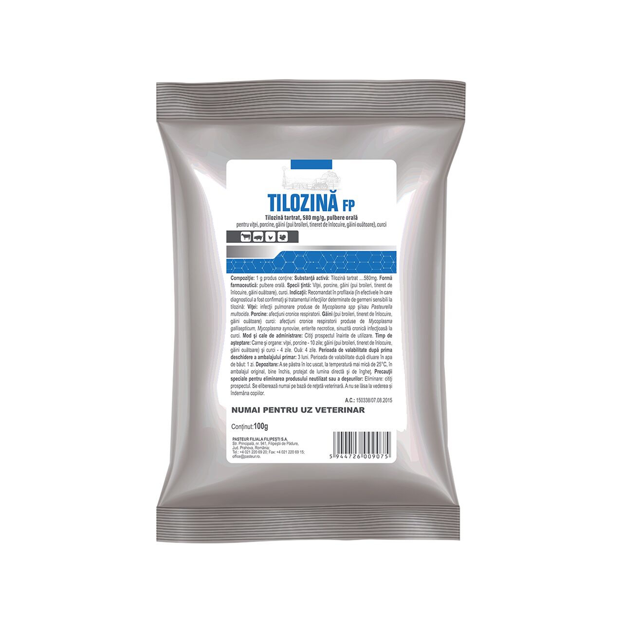 PULBERE ORALA MULTISPECIE TILOZINA 50% 100G