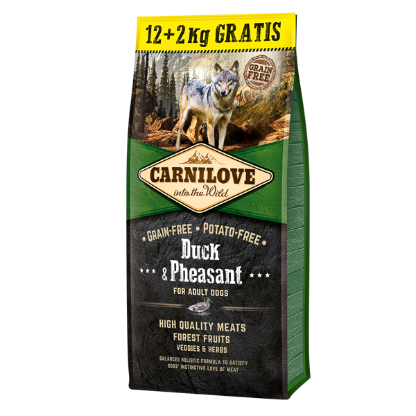 Carnilove Duck & Pheasant for Adult 12 plus 2 kg