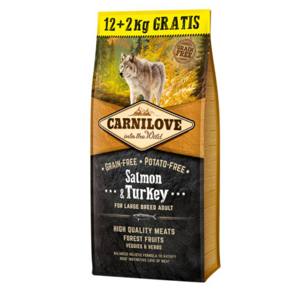 Carnilove Salmon & Turkey for Large Breed Adult 12 plus 2 kg