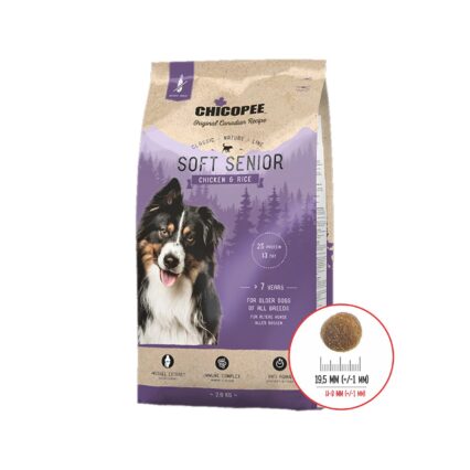 HRANA USCATA PENTRU CAINI SUPER PREMIUM CHICOPEE CNL SOFT SENIOR CHICKEN&RICE 2KG
