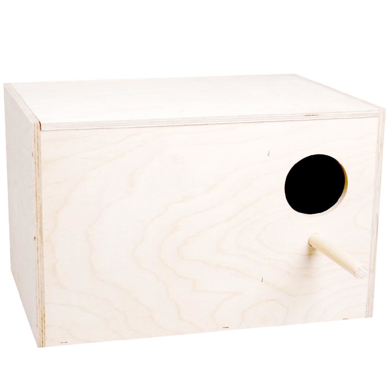 CUIB PENTRU NIMFE DIN LEMN ORIZONTAL FLAMINGO