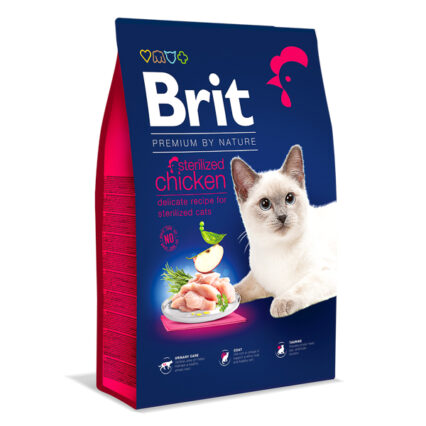 Brit Premium by Nature Cat Sterilized Chicken 8 kg