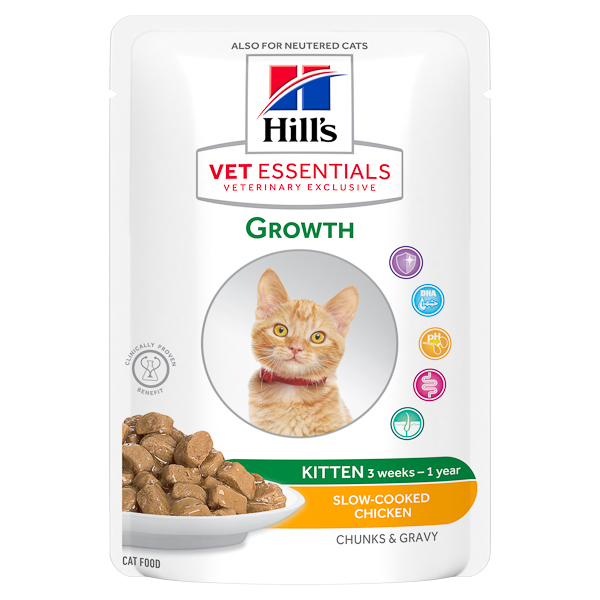 Hill's VE Feline Kitten Chicken 12 x 85 g (plicuri)