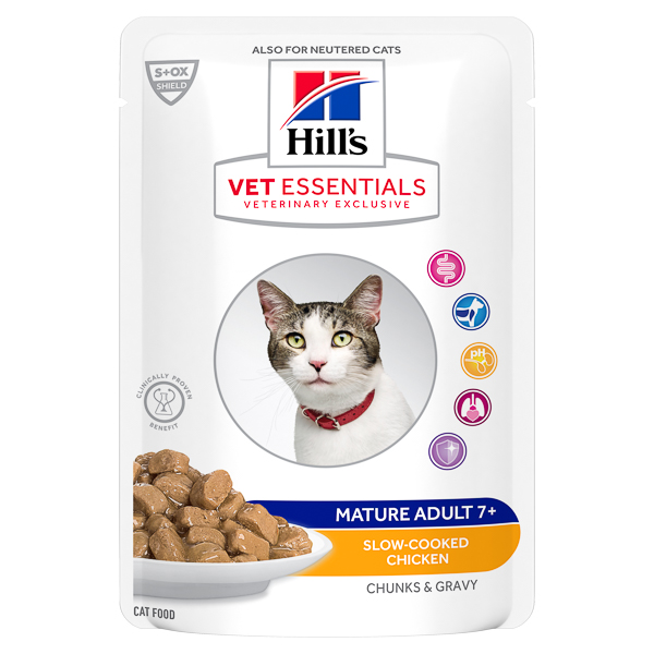 Hill's VE Feline Mature Chicken 12 x 85 g (plicuri)
