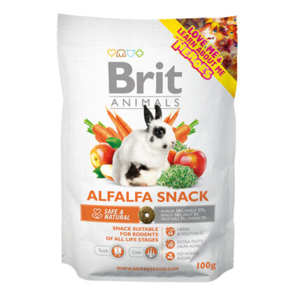 Brit Animals Alfalfa Snack for Rodents 100 g