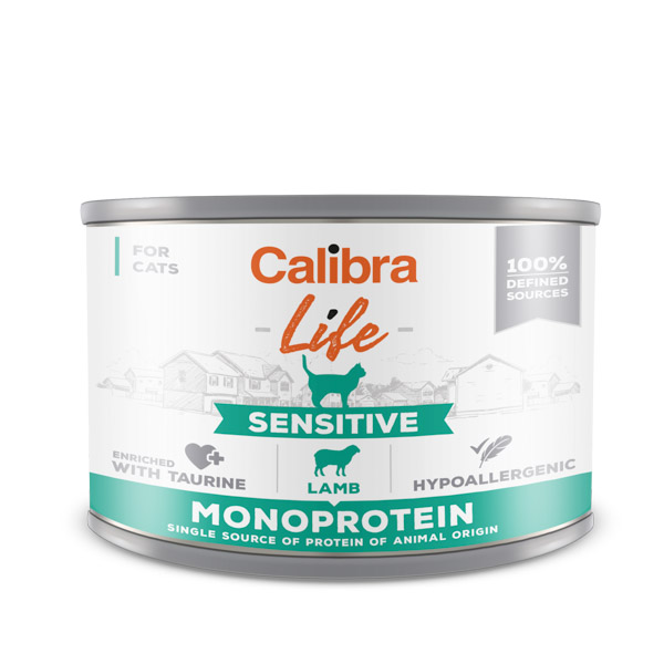 Calibra Cat Life Can Sensitive Lamb 200 g
