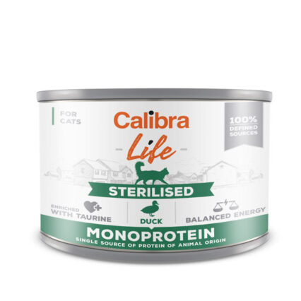 Calibra Cat Life Can Sterilised Duck 200 g