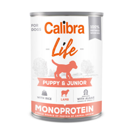 Calibra Dog Life Puppy & Junior Lamb & Rice 400 g