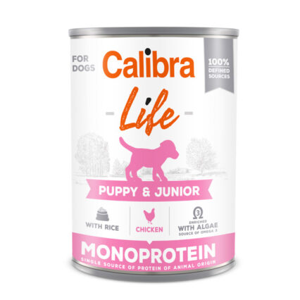 Calibra Dog Life Puppy & Junior Chicken & Rice 400 g