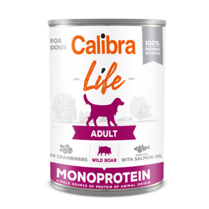 Calibra Dog Life Adult Wild Boar with Cranberries 400 g