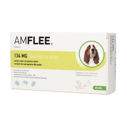 Amflee Dog 134 mg - M (10-20 kg) x 3 pipete