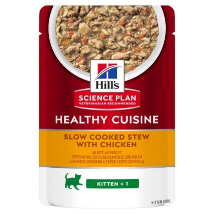 Hill's SP Feline Kitten Chicken & Vegetables Stew 80 g