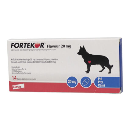 Fortekor Flavour Dog 20 mg (21-80 kg) 14 tablete