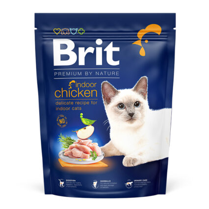 Brit Premium by Nature Cat Indoor Chicken 300 g