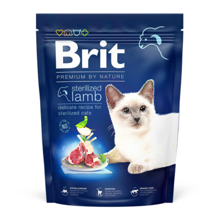Brit Premium by Nature Cat Sterilized Lamb 300 g
