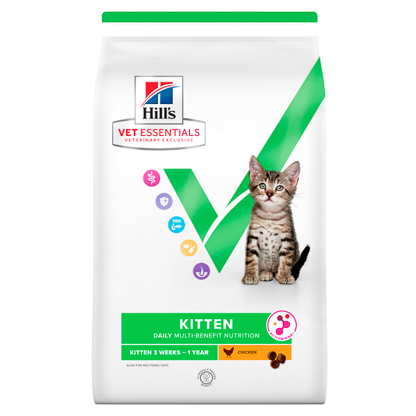 Hill's VE Feline Kitten ActivBiome+ Chicken 3 kg