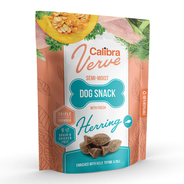 Calibra Dog Verve Semi-moist Snack Fresh Herring 150 g