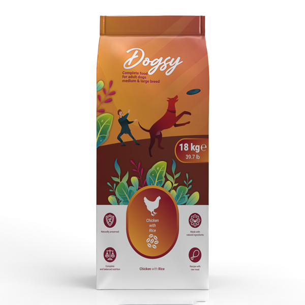 Dogsy Chicken with Rice Adult Dog Medium & Large Breed 18 kg