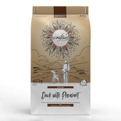 Craftia Natura Duck with Pheasant Adult Dog Medium & Large Breed 640 g