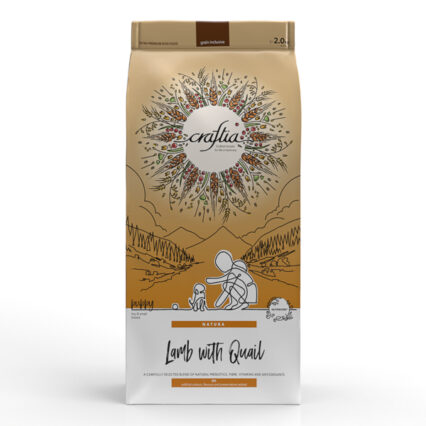 Craftia Natura Lamb with Quail Puppy Toy & Small Breed 2 kg