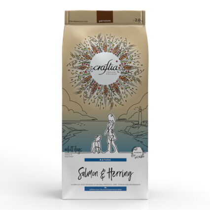 Craftia Natura Salmon & Herring Adult Dog Medium & Large Breed 2 kg