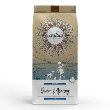 Craftia Natura Salmon & Herring Puppy Medium & Large Breed 2 kg