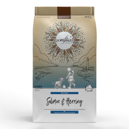 Craftia Natura Salmon & Herring Puppy Medium & Large Breed 640 g