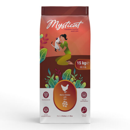 Mysticat Rich in Chicken with Rice Adult Cat 15 kg