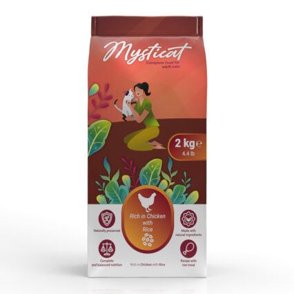Mysticat Rich in Chicken with Rice Adult Cat 2 kg