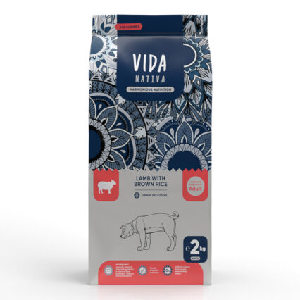Vida Nativa Highlands Lamb with Brown Rice Adult Dog Medium & Large Breed 2 kg