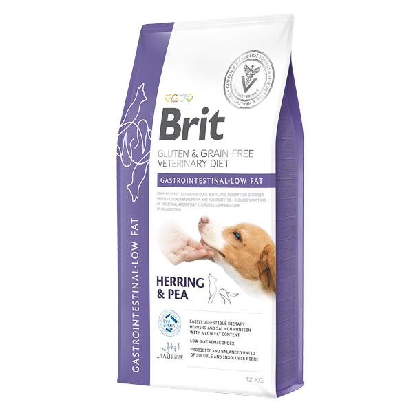 Brit GF Veterinary Diet Dog Gastrointestinal Low Fat 12 kg