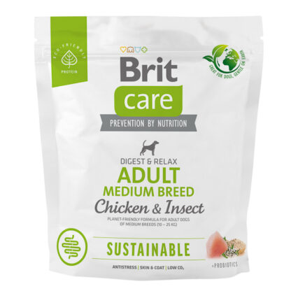 Brit Care Dog Sustainable Adult Medium Breed 1 kg
