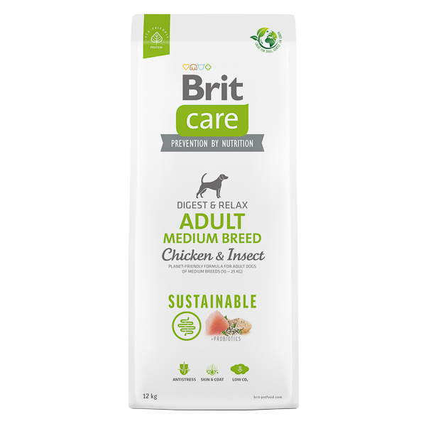 Brit Care Dog Sustainable Adult Medium Breed 12 kg