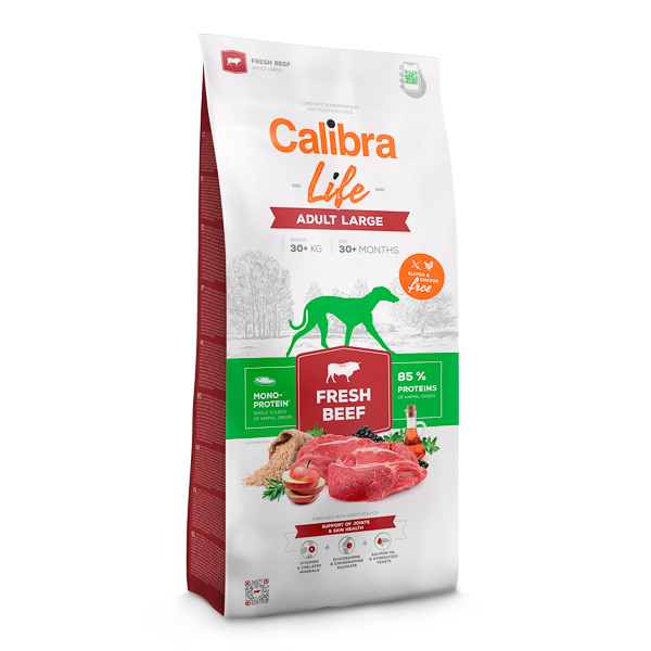 Calibra Dog Life Adult Large Fresh Beef 2,5 kg