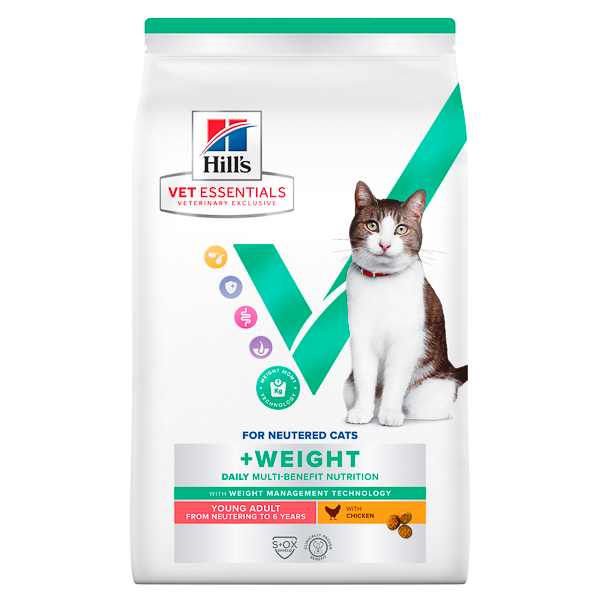 Hill's VE Feline Young Adult Weight & Neutered Chicken 1,5 kg