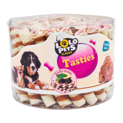 Treats Tasties pentru Caini, Fructe, 60 buc