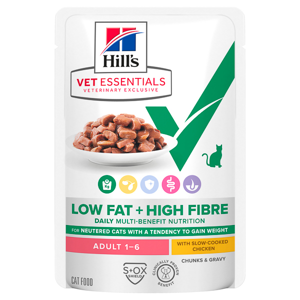 Hill's VE Feline Adult Weight & Neutered Chicken 12 x 85 g (plicuri)