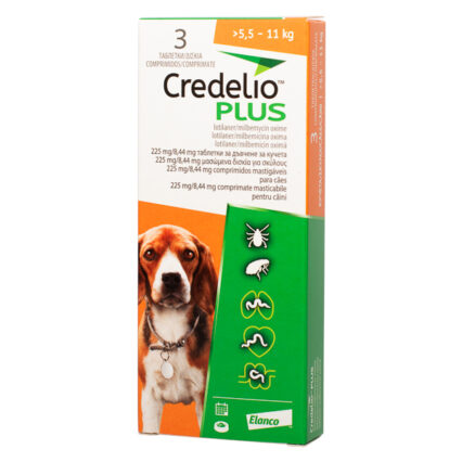 Credelio Plus 225/8.44 mg (5.5-11 kg) 3 tablete