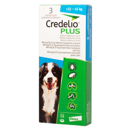 Credelio Plus 900/33.75 mg (22-45 kg) 3 tablete