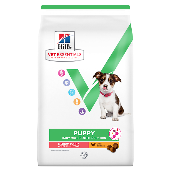Hill's VE Canine Puppy ActivBiome+ Medium Chicken 2 kg