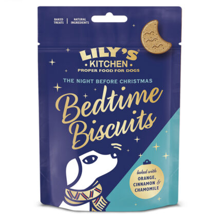 Lily's Kitchen Dog Treat Baked Christmas Bedtime Biscuit 80 g